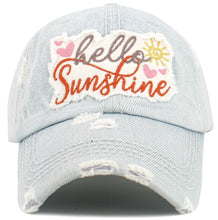 Load image into Gallery viewer, Hello Sunshine Washed Vintage Ballcap
