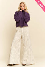 Load image into Gallery viewer, Davi &amp; Dani - White Dot Washed Bottom Pants
