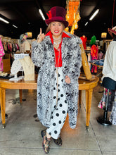 Load image into Gallery viewer, HCB - Luxurious Faux Fur Coat with A Bold Leopard Coat

