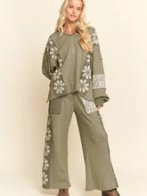 Load image into Gallery viewer, Davi &amp; Dani - Milli  Mix Matched Flower Patch  Top -Sage
