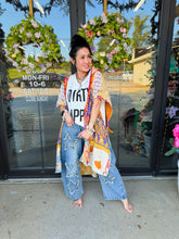 Load image into Gallery viewer, Jaded Gypsy  - Kantha Sunrise Kimono
