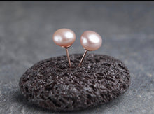 Load image into Gallery viewer, HC - Pink Pearl Stud 6mm

