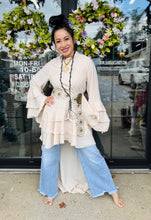 Load image into Gallery viewer, HC - Ruffle Hi-Low Dress With Western Belt

