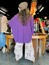 Load image into Gallery viewer, Bluevelvet - FLOWER PRINT ELASTIC WAIST BAND WITH STRING MULTI POCKET PANTS
