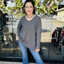HC - Lazy Everyday V-Top Gray