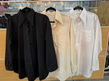 Load image into Gallery viewer, HC - New Back Pleated Point Collar Shirt- White
