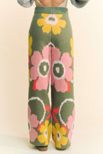 Load image into Gallery viewer, Floral Printed Cozy Soft Full Casual Knit Pant
