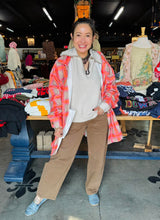 Load image into Gallery viewer, Camille &amp; Co - Tan / Orange Shacket
