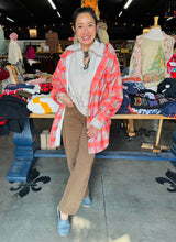 Load image into Gallery viewer, Camille &amp; Co - Tan / Orange Shacket
