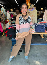 Load image into Gallery viewer, Carole Christian - Leo Block Sweater Hoodie
