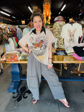 Load image into Gallery viewer, I Love Linen - Solid Charcoal Harem Pants

