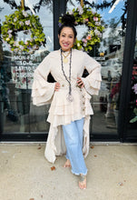 Load image into Gallery viewer, HC - Ruffle Hi-Low Dress With Western Belt
