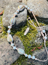 Load image into Gallery viewer, HC - Handmade White Pearl With Seashell Choker
