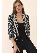 Load image into Gallery viewer, Oddi -  Zebra Printed Blazer
