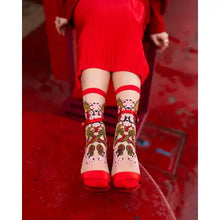 Load image into Gallery viewer, Sock Candy - Year of the Dragon Sheer Crew Sock
