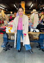 Load image into Gallery viewer, Pixi + Ivy -  Metallic Foil Short Sleeve Sweater or Vest Pink
