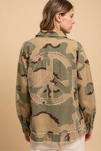 Load image into Gallery viewer, Peace Camo Jacket ship 9-15
