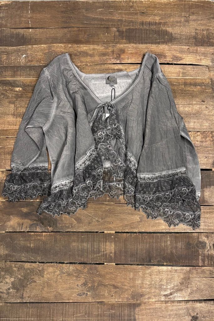 Jaded Gypsy - Alluring Romance Jacket - Charcoal