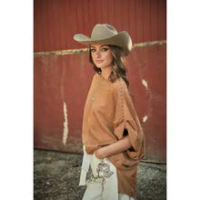 Load image into Gallery viewer, Blue B - Studded High Low Oversized Tee
