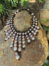 Load image into Gallery viewer, HC - Max Mama  Collar Pink Pearls Necklace
