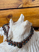 Load image into Gallery viewer, HC Handcrafted  Black Pearl Chocker - Double Strands
