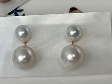 Load image into Gallery viewer, HC - Double Dangle Pearl Earrings Super Rare One Of The Kind
