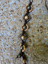 Load image into Gallery viewer, HC - Sunshine Gold/Black Pearls Bracelet
