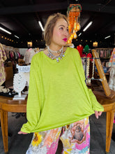Load image into Gallery viewer, Indi &amp; Sai - Have To Have You Long Sleeve Top Chartreuse
