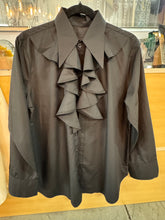 Load image into Gallery viewer, HC - Ruffle Pointed Collar Top
