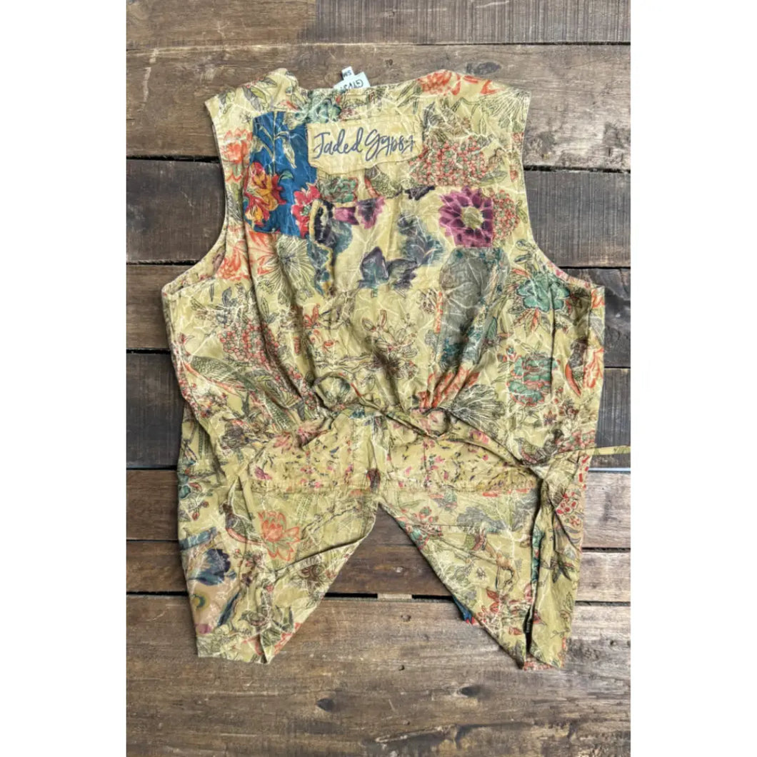 Jaded Gypsy - Enchanted Fields Tank - Olive