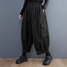 Load image into Gallery viewer, HCB- Gothic  Relaxed Wide-Leg Pants

