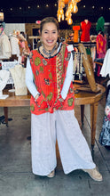 Load image into Gallery viewer, Indi and Sai - Kantha Sleeveless Button Top One Size
