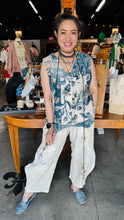 Load image into Gallery viewer, Star Patchwork  Linen Vest
