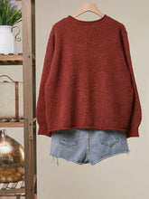 Load image into Gallery viewer, Spiral Sun Embroidered Sweater
