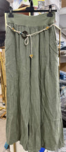 Load image into Gallery viewer, Karamel Collection - Linen Palazzo Pants No Tariffs Will Be Added
