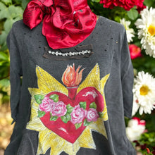 Load image into Gallery viewer, A Rare Bird - Blazing Heart 3/4 Sleeve Shirt
