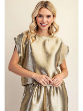 Load image into Gallery viewer, Neck Band Short Sleeve Top
