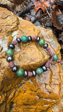 Load image into Gallery viewer, HC - Love All Around Jade Black Pearls Bracelet 12mm
