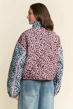 Load image into Gallery viewer, J.NNA - Multi-color Leopard Puffer Jacket
