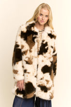 Load image into Gallery viewer, Davi &amp; Dani - Tricolor Faux Fur Coat
