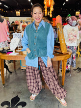 Load image into Gallery viewer, Turquoise Haven - Corded Concho Button Vest
