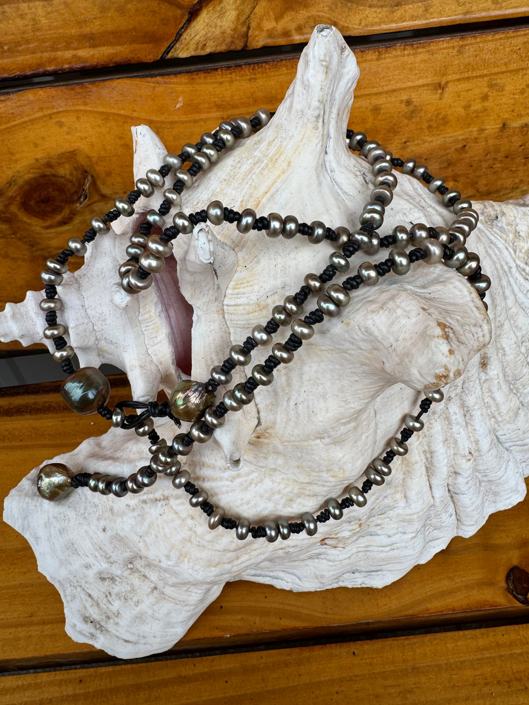 HC Handcrafted  Gold Pearl Chocker  - 44