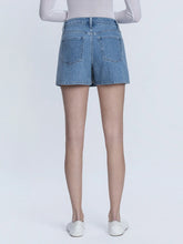 Load image into Gallery viewer, Lacy Medium Wash Denim Wrap Skort
