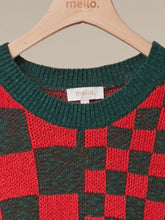 Load image into Gallery viewer, Checkerboard Knit Sweater
