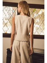 Load image into Gallery viewer, Oddi - Striped High-Waist Pleated Wide-Leg Pants
