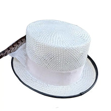 Load image into Gallery viewer, HC Hat - Abigail - Straw Coachman Hat
