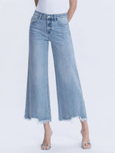 Load image into Gallery viewer, Lovervet - High Rise Rhinestone Embellished Wide Jeans
