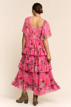 Load image into Gallery viewer, Davi &amp; Dani - Flower Printed Chiffon Maxi Dress
