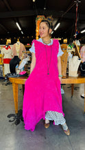 Load image into Gallery viewer, Fringe Linen Maxi Dress
