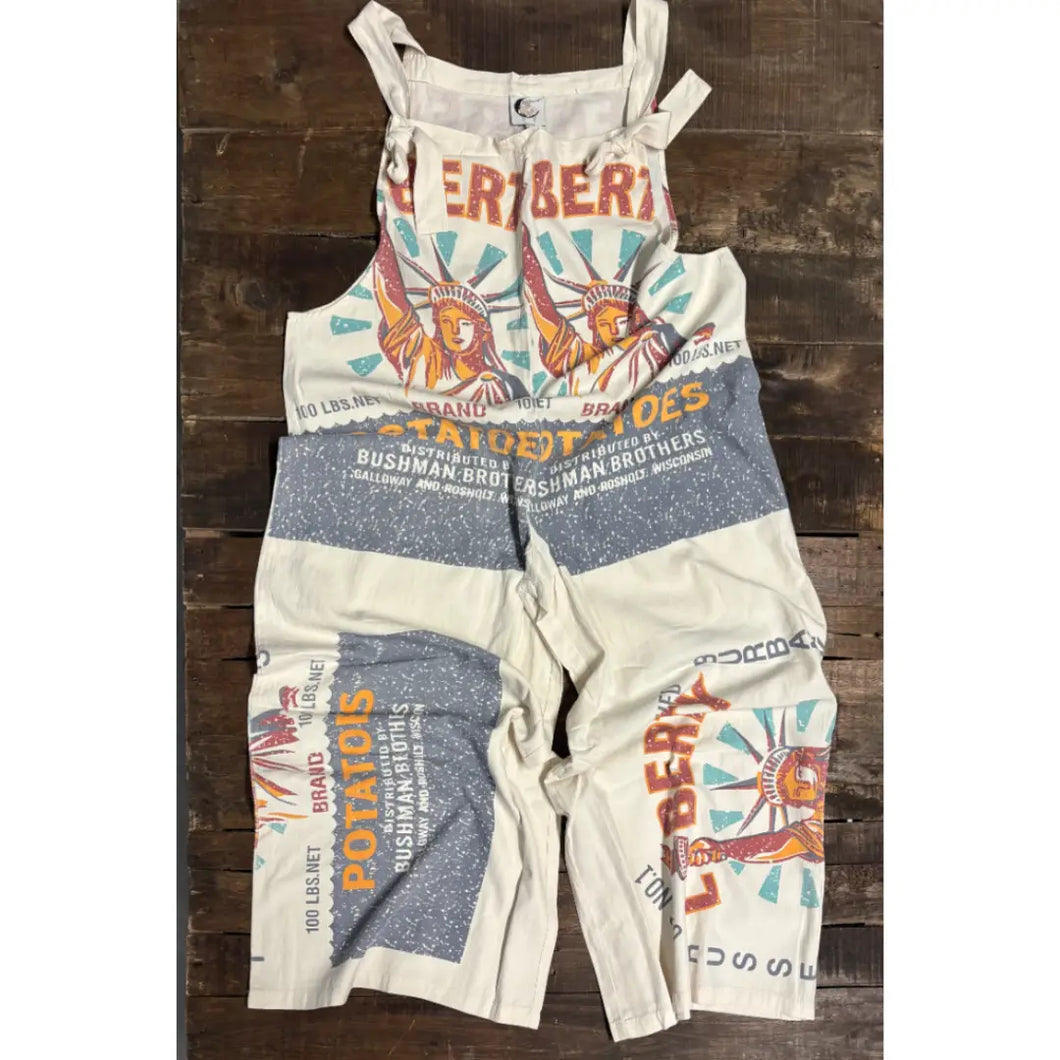 Jaded Gypsy - Market Fresh Overalls - Liberty